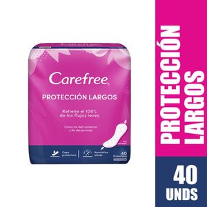 Protectores Carefree Protección Largos x40und