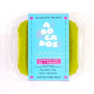 Guacamole de Aguacate + Sal Pimienta Abocados x 100g