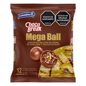 Mega ball Choco break chocolate x12und x168g