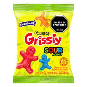 Gomas Grissly sour acidas x72g