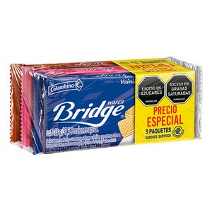 Galletas Bridge surtida x3unds x71g c/u