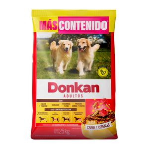 Alimento Seco para Perros Donkan Carne Y Cereales Extra Contenido25 Kg