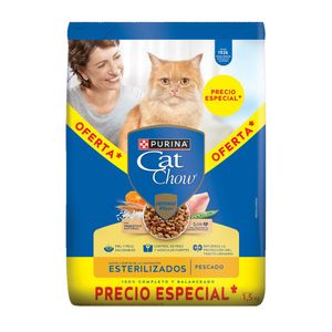 Comida para Gatos Purina Cat Chow Esteril X 1,5Kg