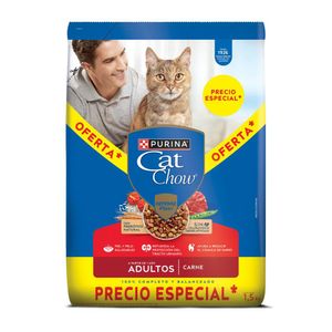 Comida para Gatos Purina Cat Chow Adulto Carne X 1,5Kg