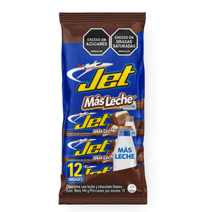 Chocolatina Leche Y Calcio Jet x 12 Und.X 132g