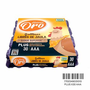 Huevos Oro Plus Aaa X30 Unidades