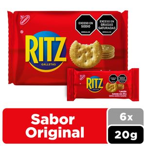 Galletas Saladas Ritz Original x6und x20g c-u