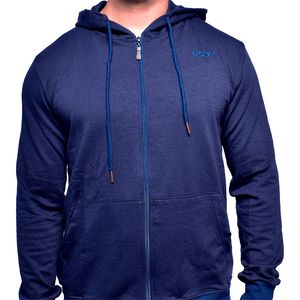 Hoddie Abierto Men Azul Golty