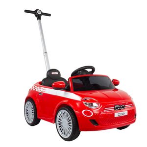 Montable Carrito de Empuje Piccolo Fiat 500E Prinsel Rojo