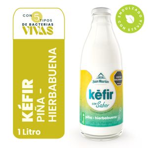 Bebida San Martin kefir piña hierbabuena x1L