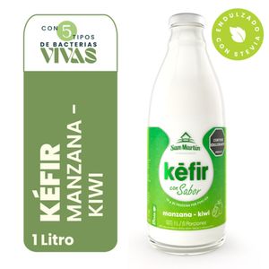 Bebida San Martin kefir manzana y kiwi con stevia x1L