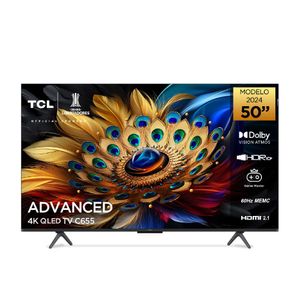 Televisor TCL 50" QLED UHD 4K 50C655