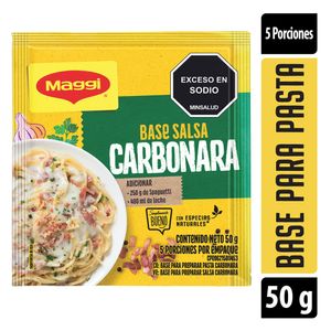 Base para pastas Salsa Carbonara Maggi x50g