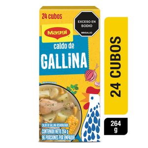 Caldo de gallina Maggi cubos x24und x264g