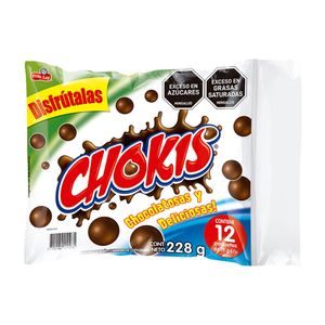 Bolitas de Chocolate Chokis 12 Unidades X228g