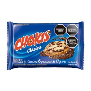 Galletas Chispas Chokis Pack X6 Unidades X37gr