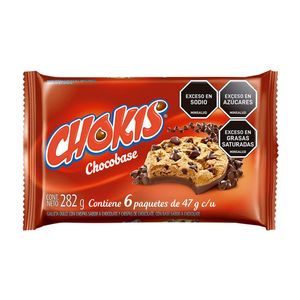 Galletas Chispas Chocobase Chokisr Pack X6 Unidades X47g