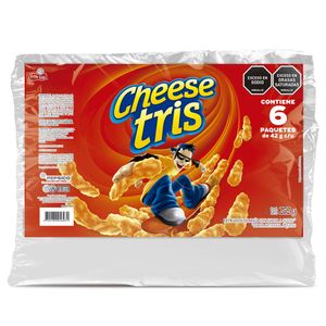 Snack Cheese Tris Pack X6 Unidades X42gr