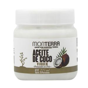 Aceite Monterra coco extra virgen x225ml