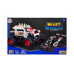 Set de Bloques Beast Wheels Blanco