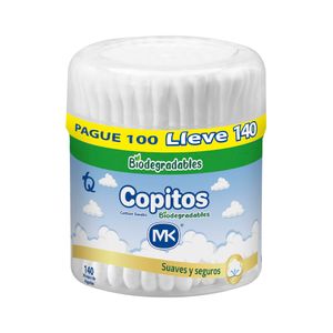 Copitos Mk Biodegradables x140 Unidades