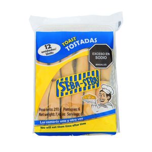 Tostada Seba Seba x 210 g x 12 und