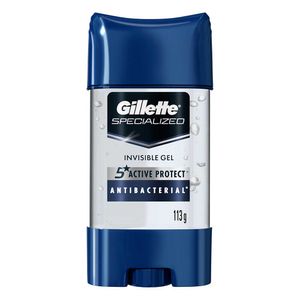 Desodorante Antitranspirante Hombre Gillette Specialized Gel Antibacterial 113grs