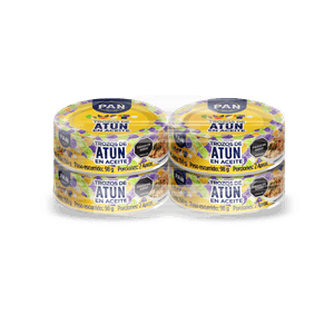 Atún Pan Trozos Aceite x4und x150g c-u