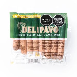 Salchichas Delipavo de Pavo x 250g