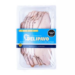 Pechuga Delipavo pavo condimentado como pastrami x 250 g