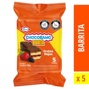 Barra Chocorramo con mermelada x5 paquetes x200g