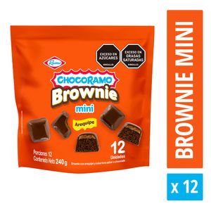 Brownie Chocoramo mini arequipe x12und x20g c-u