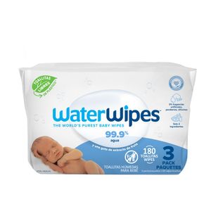 Toallitas Húmedas WaterWipes Biodegradables x180 Unidades