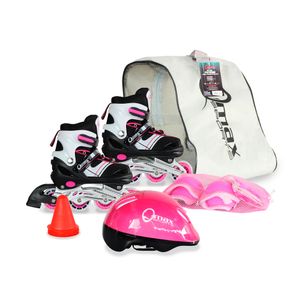 Set Patinaje Epic Qmax M Rosa