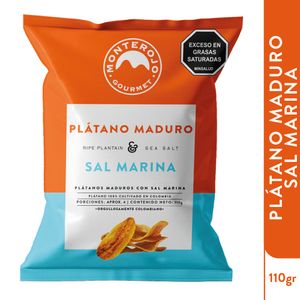 Platano Monterojo maduro sal marina x110g