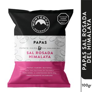 Papas Monterojo sal rosada himalaya x100g