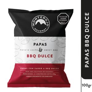 Papas Monterojo bbq dulce x100g