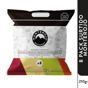 Snacks Monterojo gourmet surtidos x 8 und x 120 g