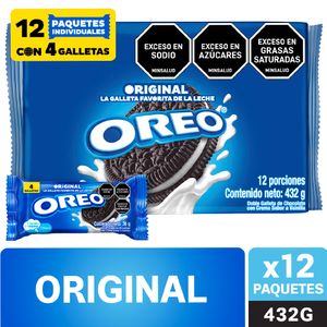 Galletas Oreo Original x432g