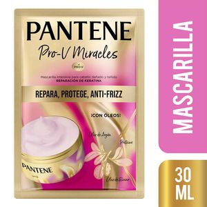 Mascarilla Intensiva Pantene Pro-V Miracles Para Cabello Dañado Y Teñido x30ml