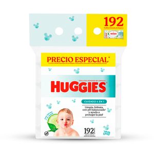 Toallitas Húmedas Huggies Cuidado 4 en 1 x192und