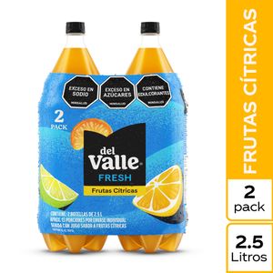 Jugo del valle fresh citrus 2.5lt x2undss