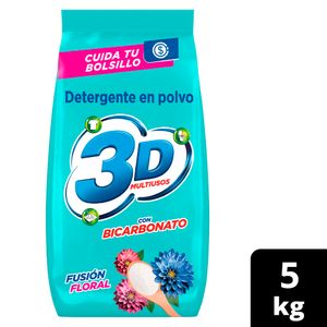 Detergente en Polvo 3D Frangancia Floral 5kg