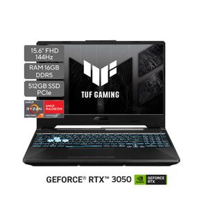 Computador Portátil ASUS TUF Gaming A15,6" FA506NCR-HN008W AMD Ryzen 7 / 16GB / 512GB / RTX3050