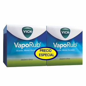 Ungüento Vick VapoRub 2 tarros x50g