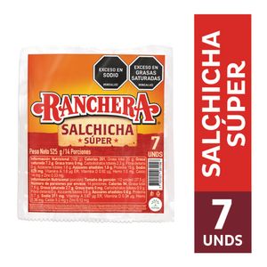 Salchicha Ranchera Súper x7und x525g