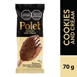 Helado Polet cookies and cream x70g