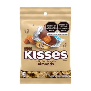 Chocolate Hersheys kisses almendras x127g