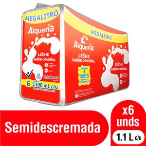 Leche Alquería Sabor Original Megalitro x6 Und x1100 ml