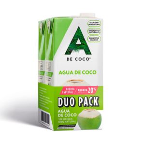 Agua de Coco Dúo Pack x1Lt